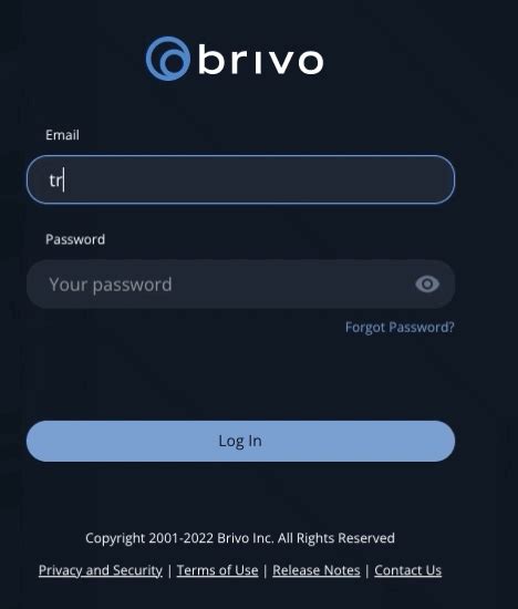 brivo log in